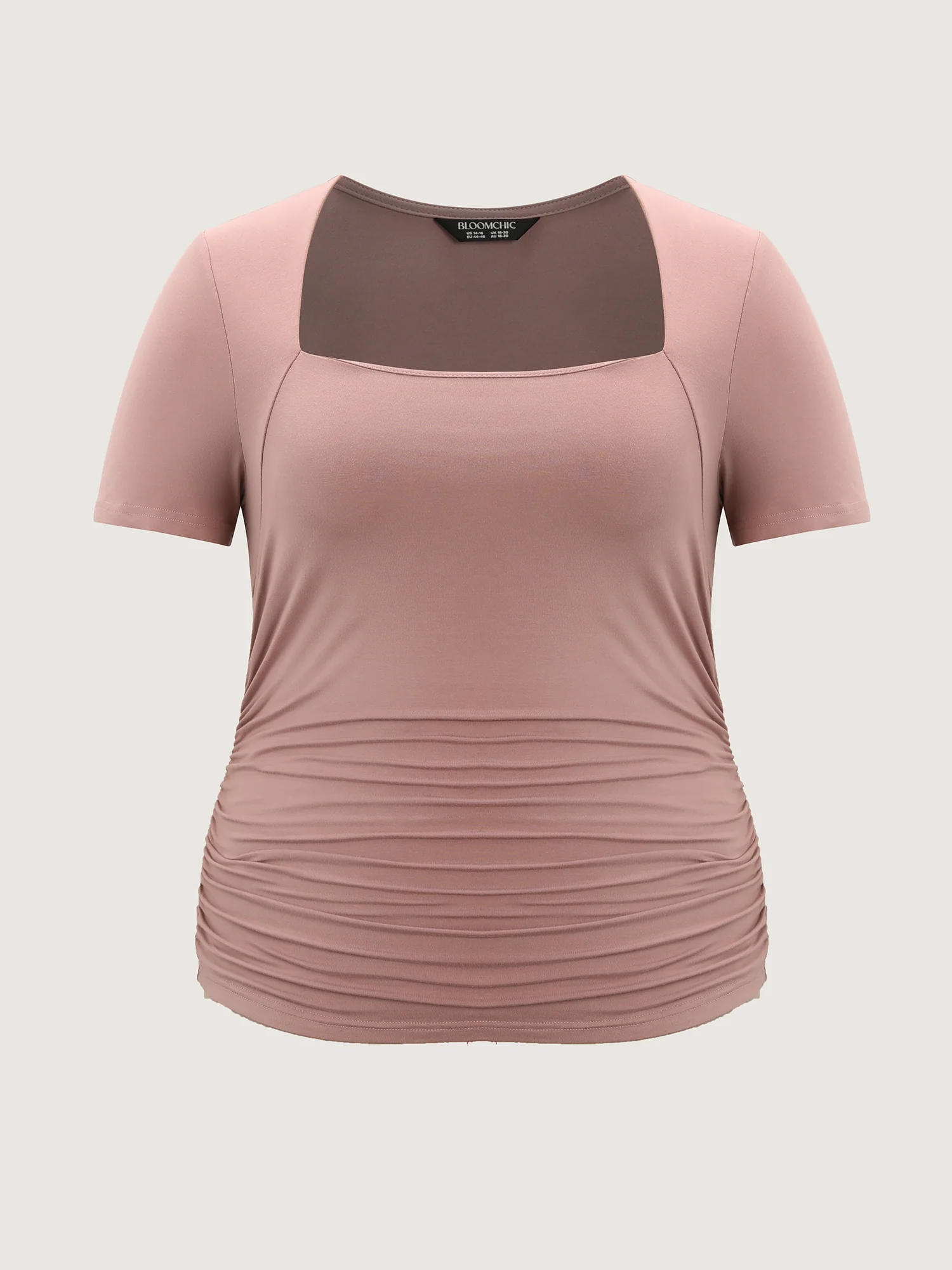2-in-1 U-Neck Fitted Knit Top - Image 6