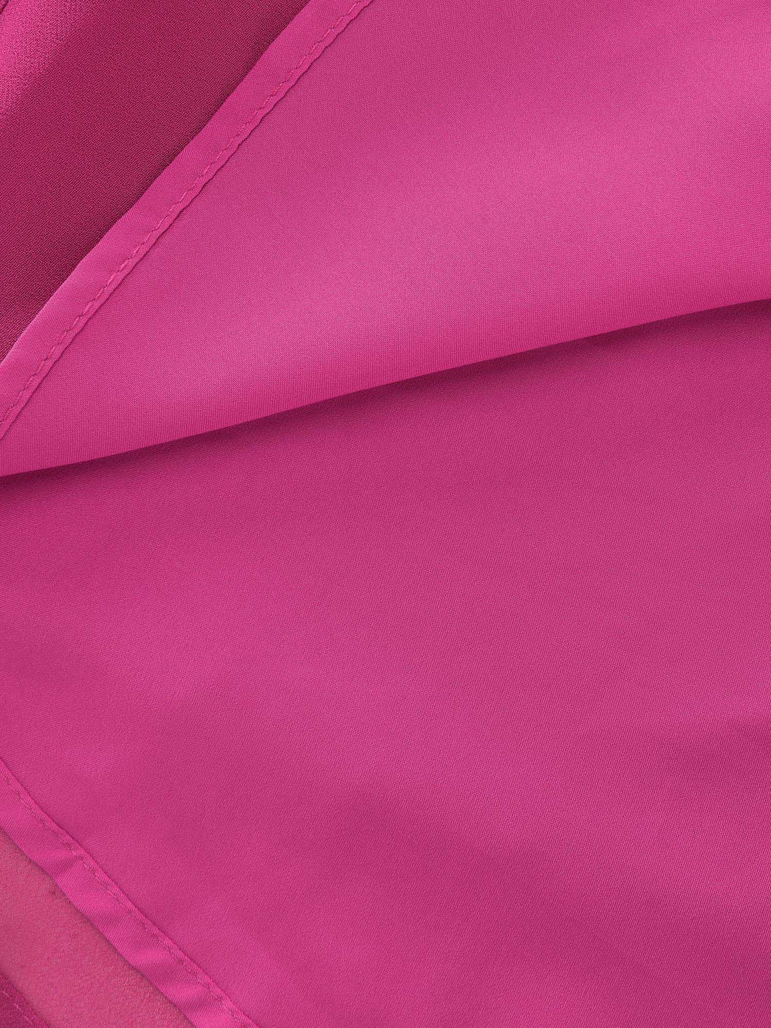 Chiffon Shawl Layered Sheer Blouse - Image 5