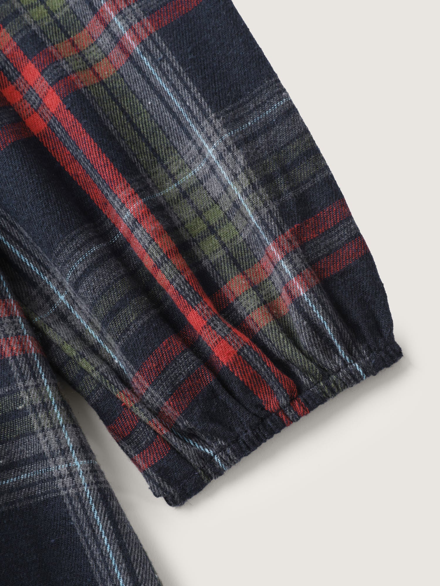 Plaid Button Detail Pocket Belted Arc Hem Dress - Image 17