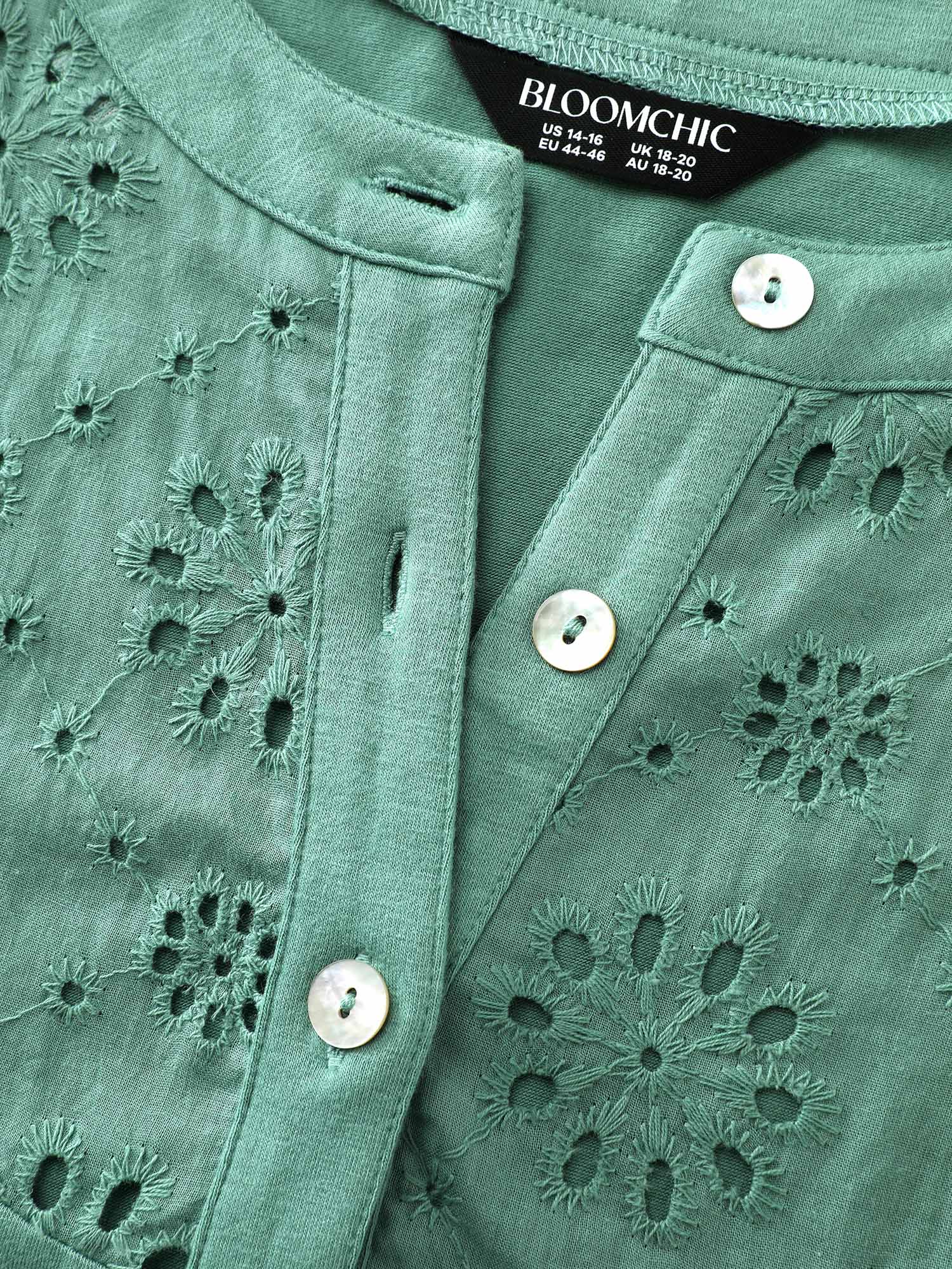 Cut-Out Flutter Sleeve Knit Top - Image 6