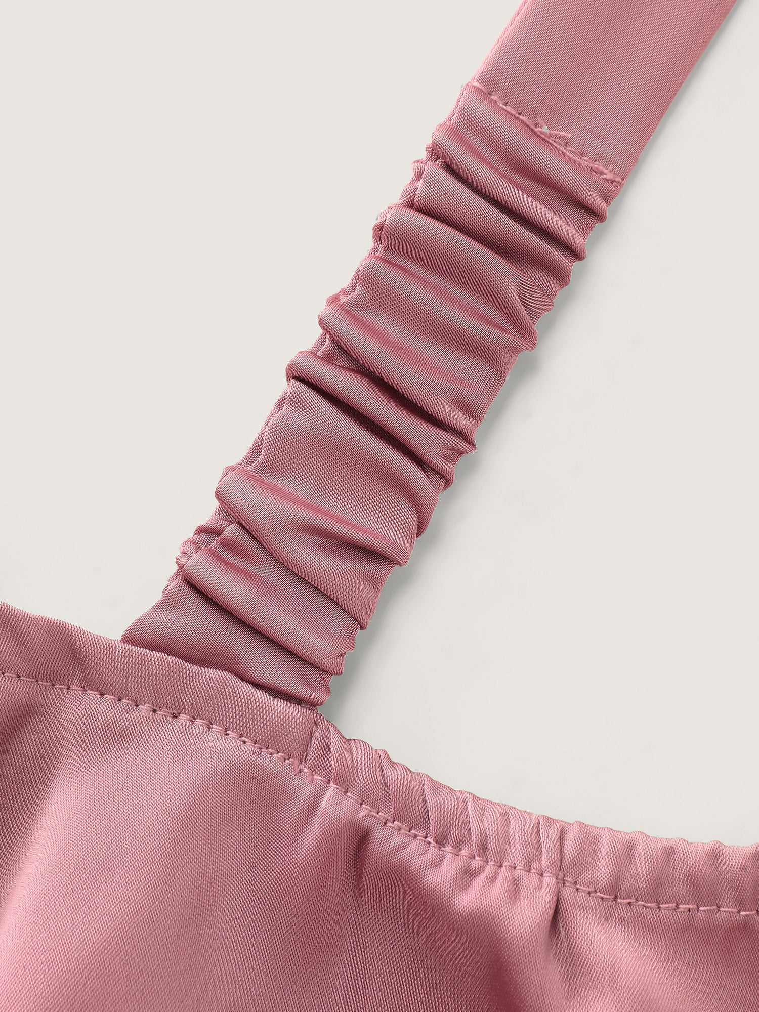 Elegant Satin Off-Shoulder Bowtie Blouse - Image 6