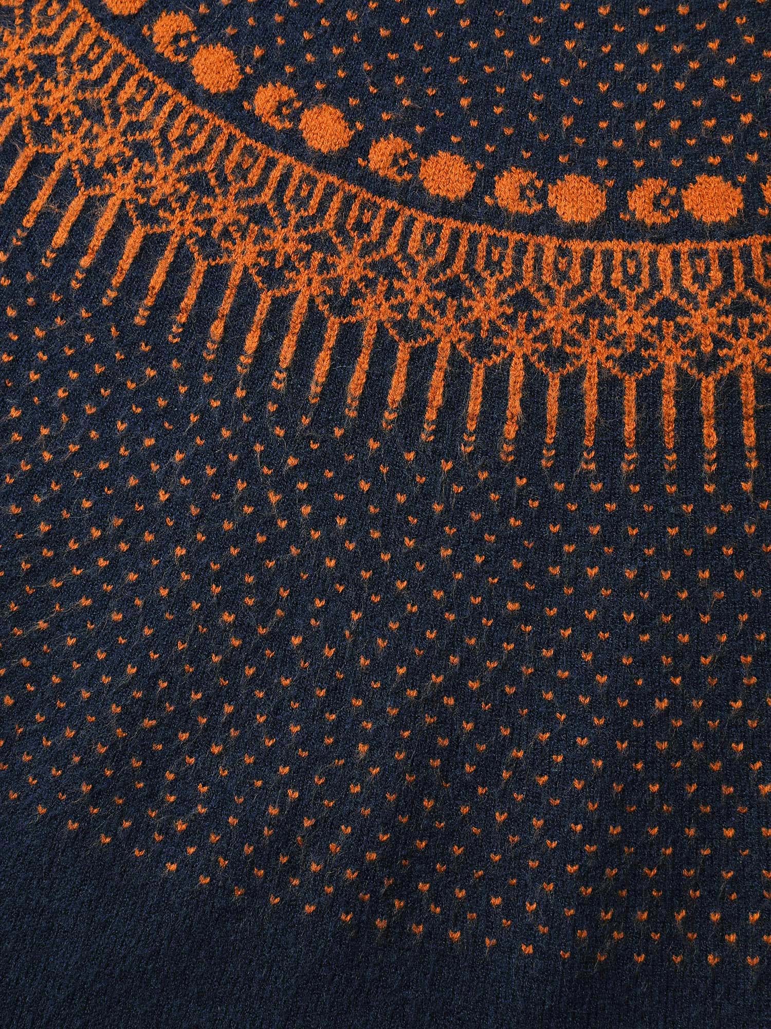 Supersoft Fair Isle Yoke Color Contrast Pullover - Image 5