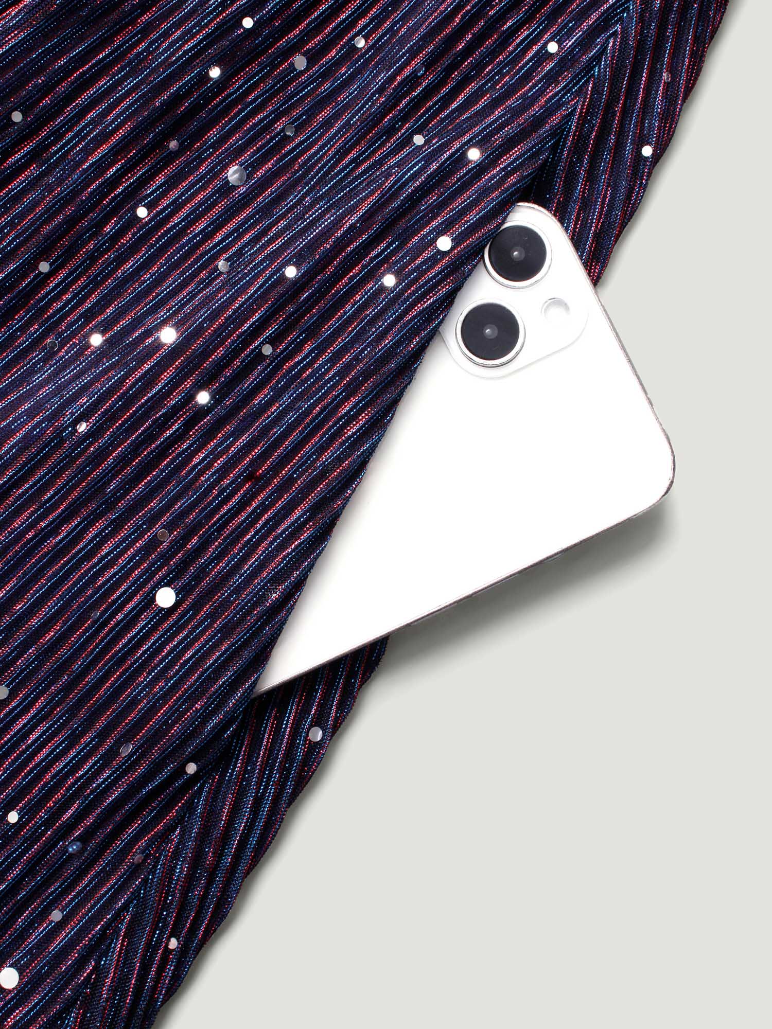 Sequin Surplice Neckline Sleeveless Midi Dress - Image 5