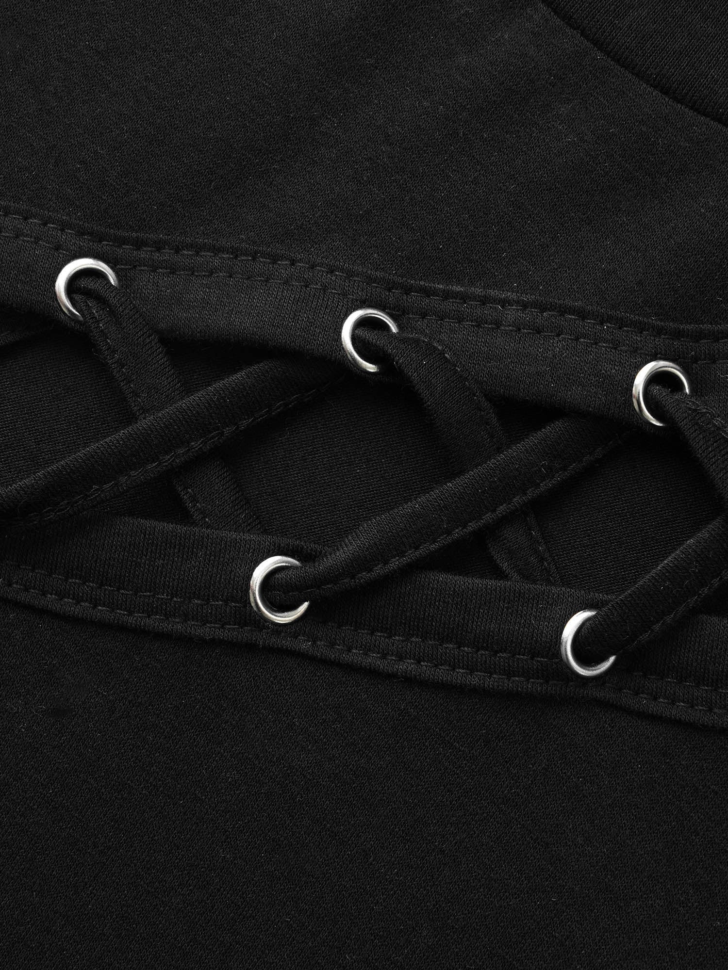 Peek-A-Boo Cut-Out Neckline T-shirt - Image 6