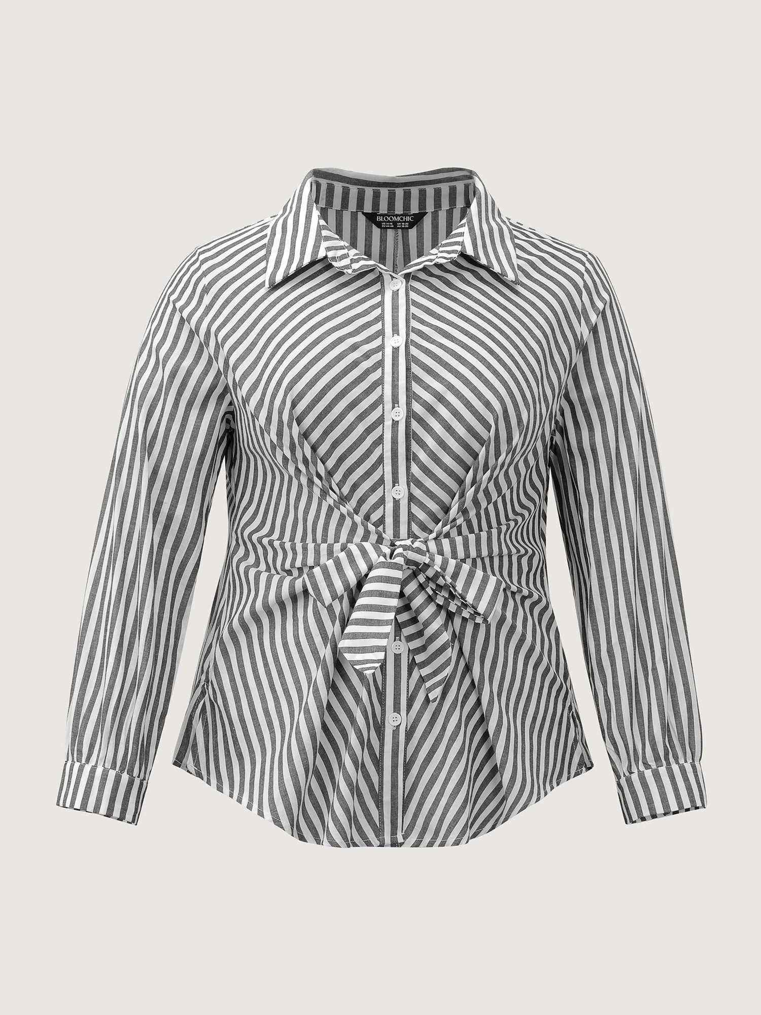 Pure Cotton Knotted Waist Blouse - Image 5