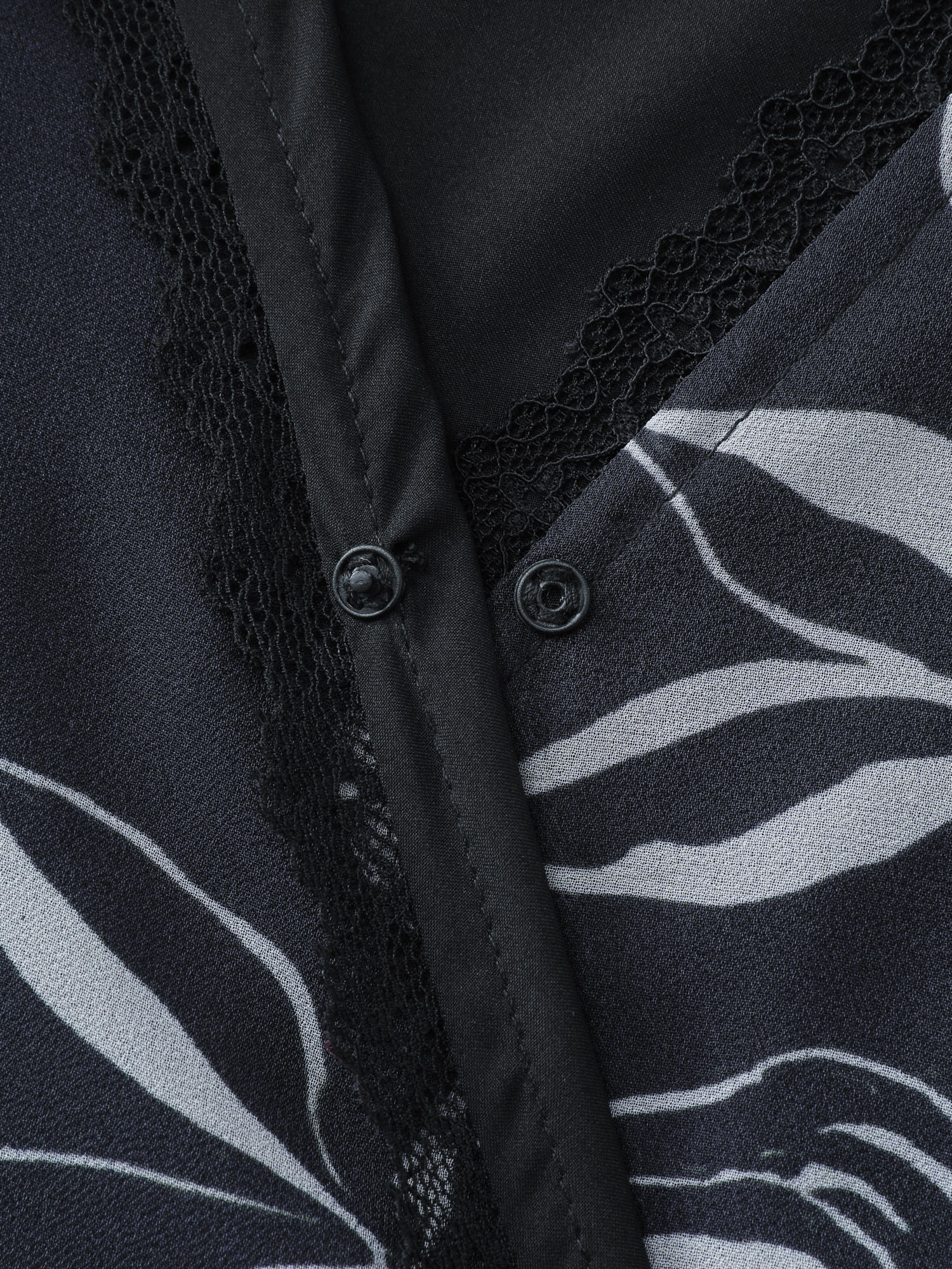 Rosy Romance Cinched Flared Blouse - Image 7