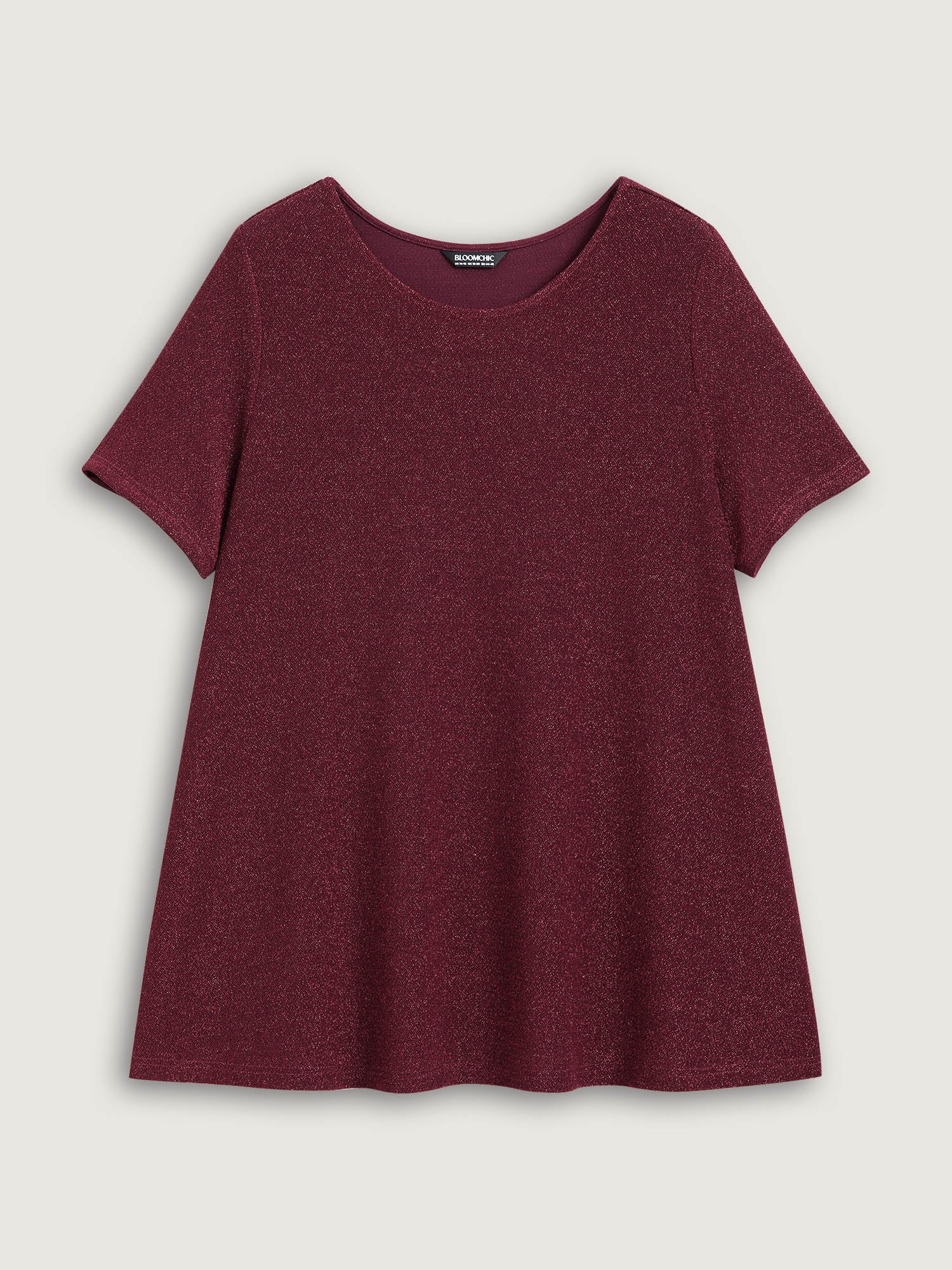 Shimmering Gold & Silver Thread A-Line Tee - Image 11