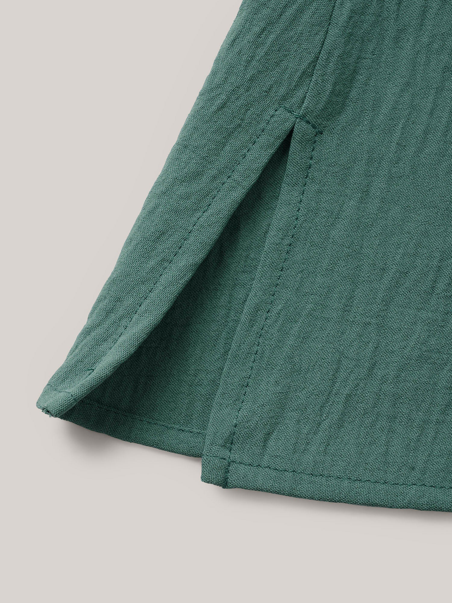 Solid Tiered Ruffles Split Hem Blouse - Image 14