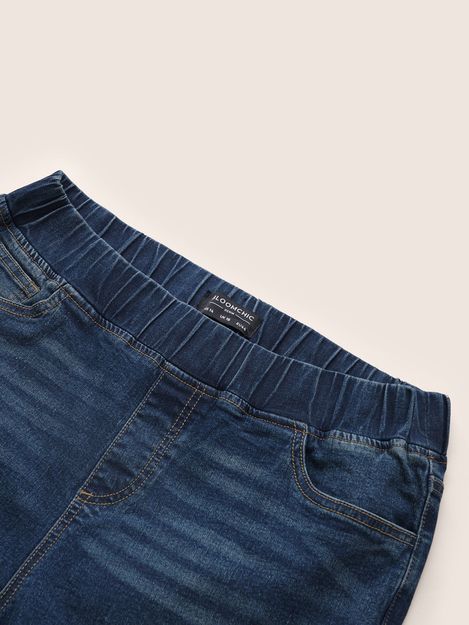 Pull-On Stretchy Waist Skinny-Fit Capri Jeans - Image 6