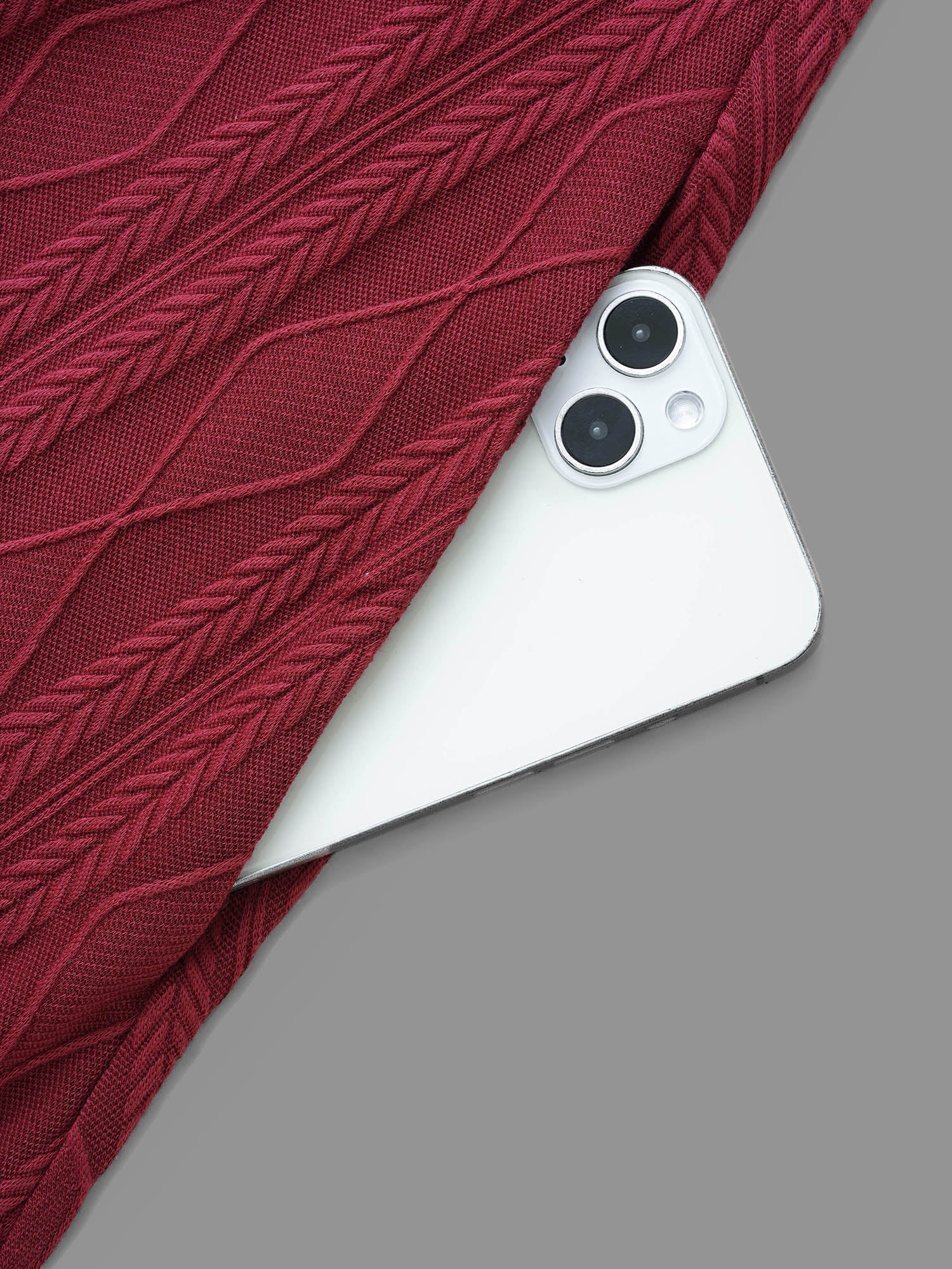 Textured Knit Fit-And-Flare Midi Dress - Image 10