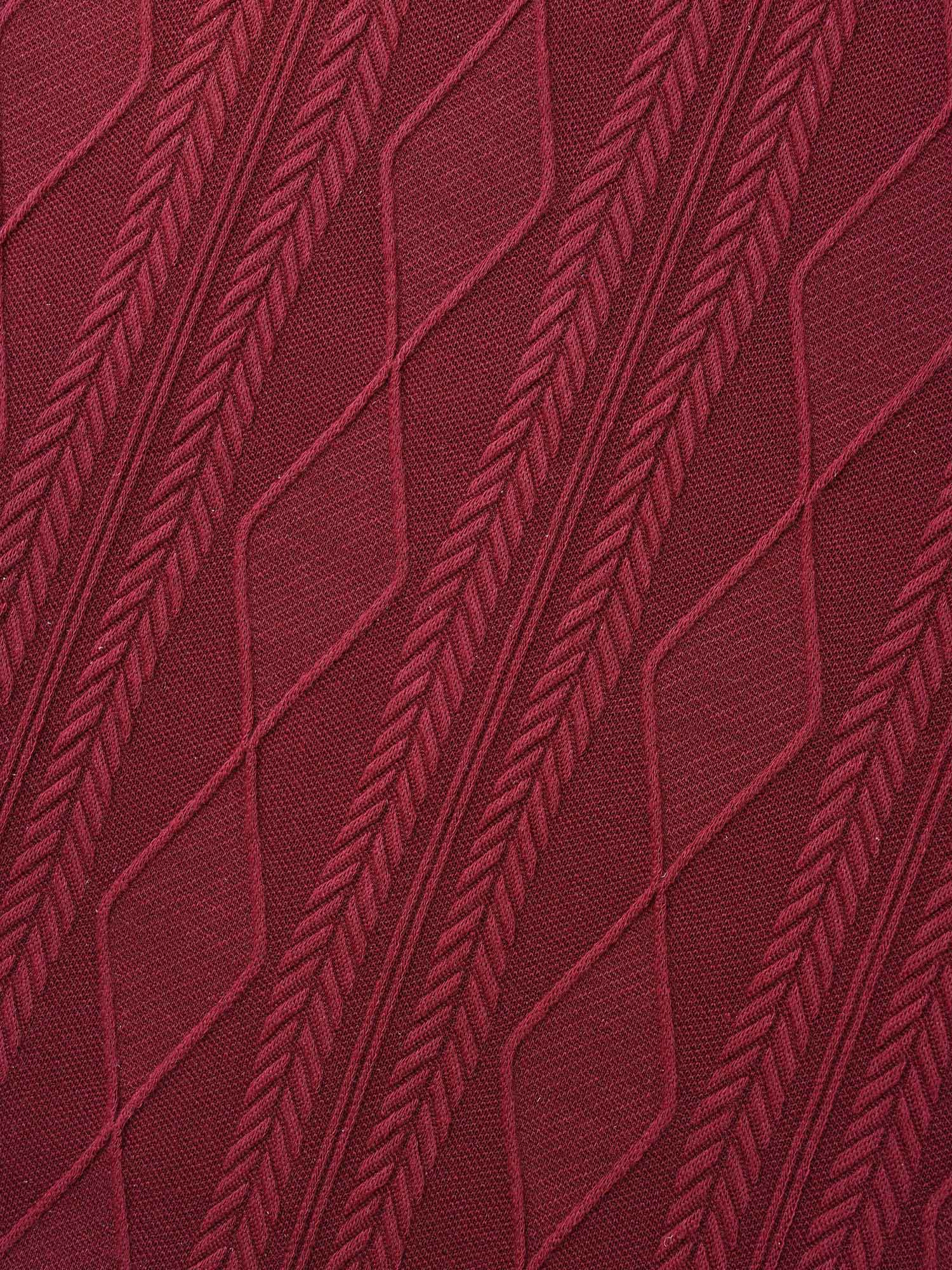 Textured Knit Fit-And-Flare Midi Dress - Image 11