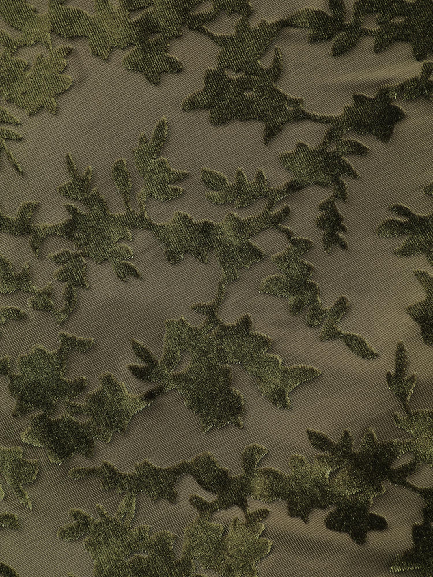 Velvet Laser Cut Side-Tie Blouse - Image 6