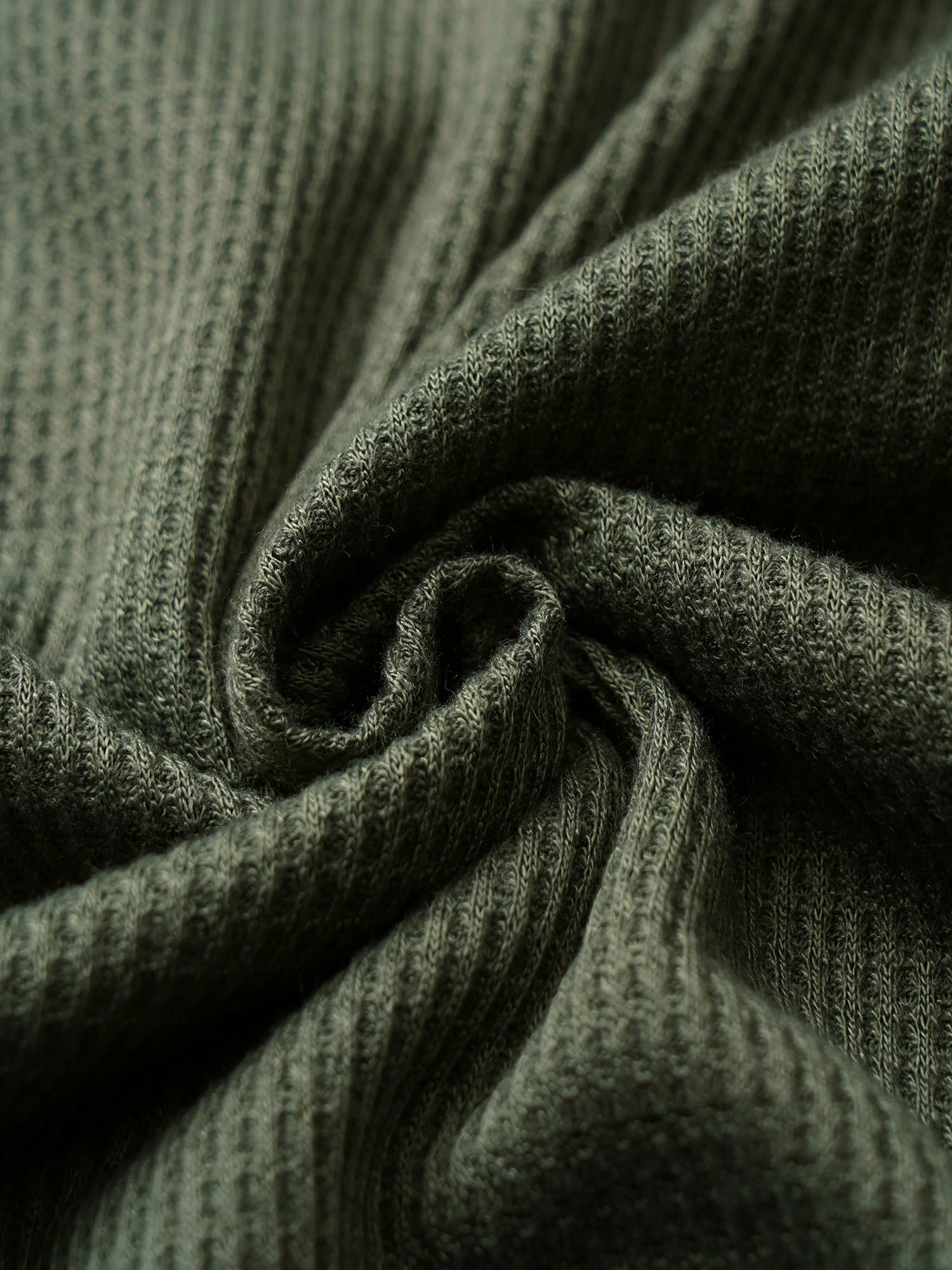 Waffle Knit Floral Embroidered Lantern Sleeve T-shirt - Image 15